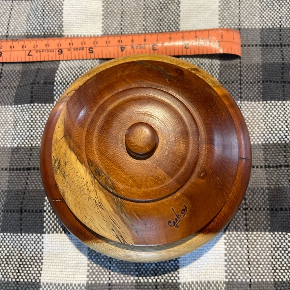 Solid Wood Treasure Bowl - Picture 9 of 9